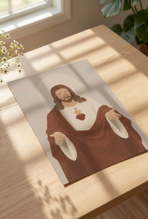 Minimalist Printable JESUS Wall Art